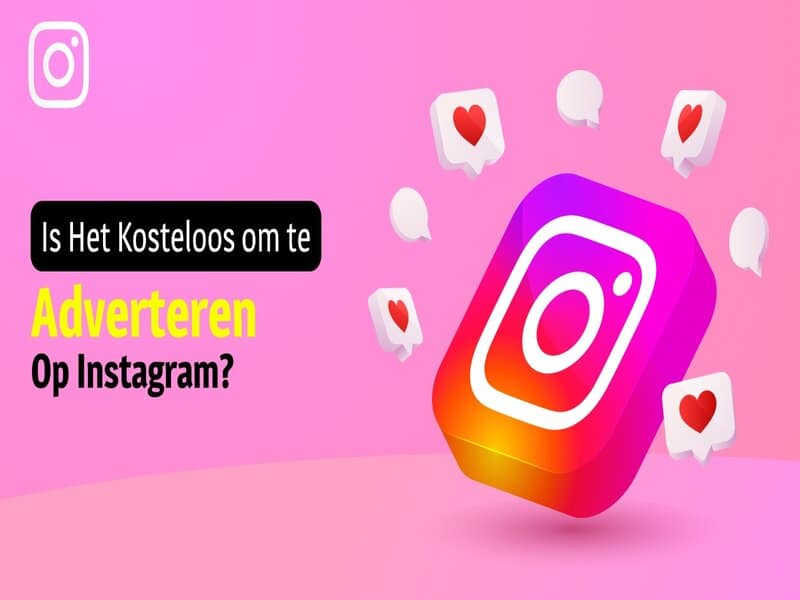 Ontdek of je gratis kunt 'Adverteren op Instagram' met deze kleurrijke visualisatie die de aantrekkelijkheid van Instagram marketing benadrukt.